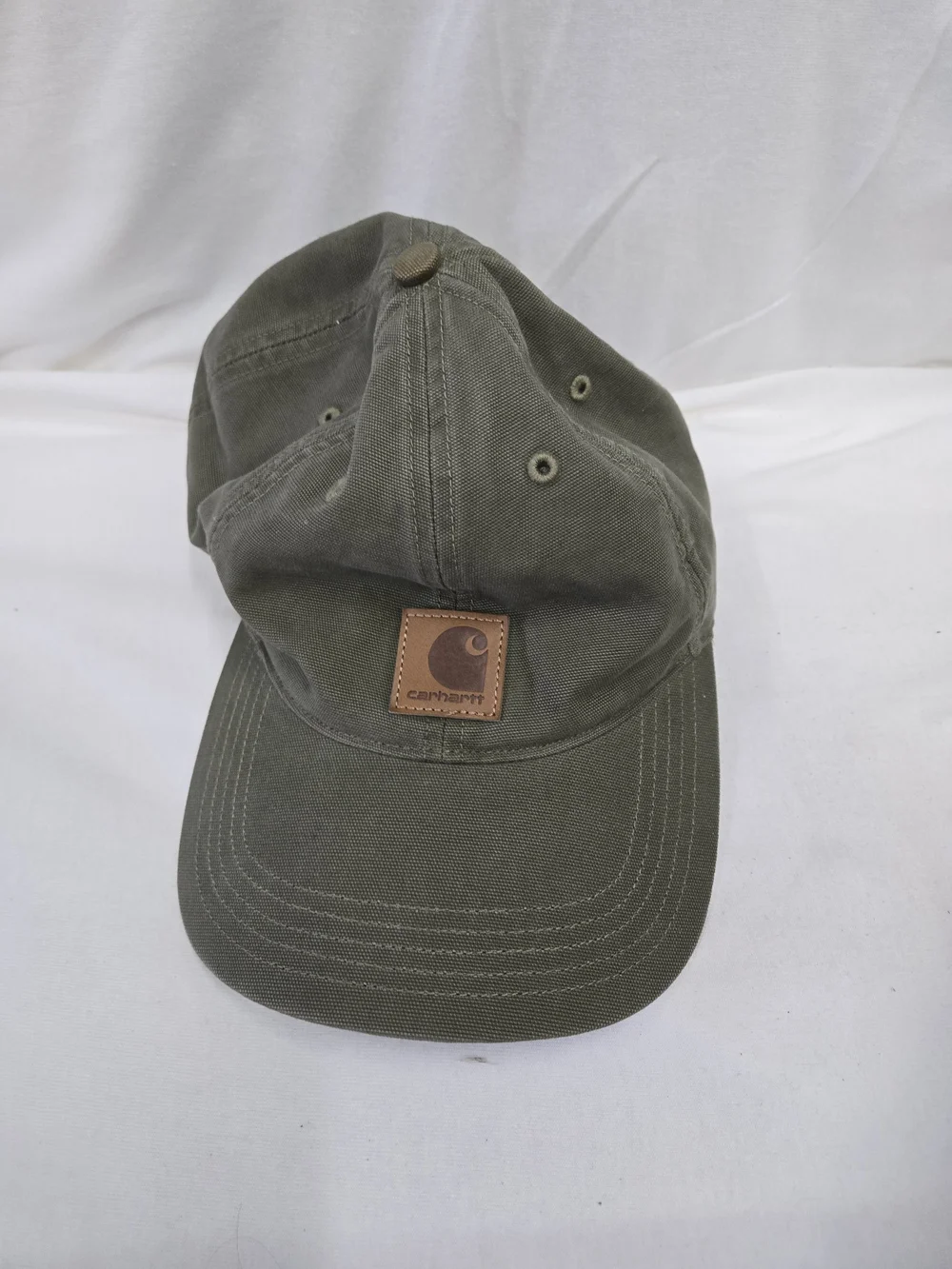 Carhartt Men's Olive Green Canvas Cap